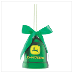 JOHN DEERE GREEN BELL ORNAMENT