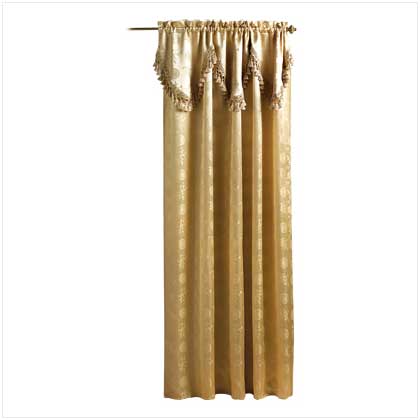 ROYAL GOLD TASSELED WINDOW PAN